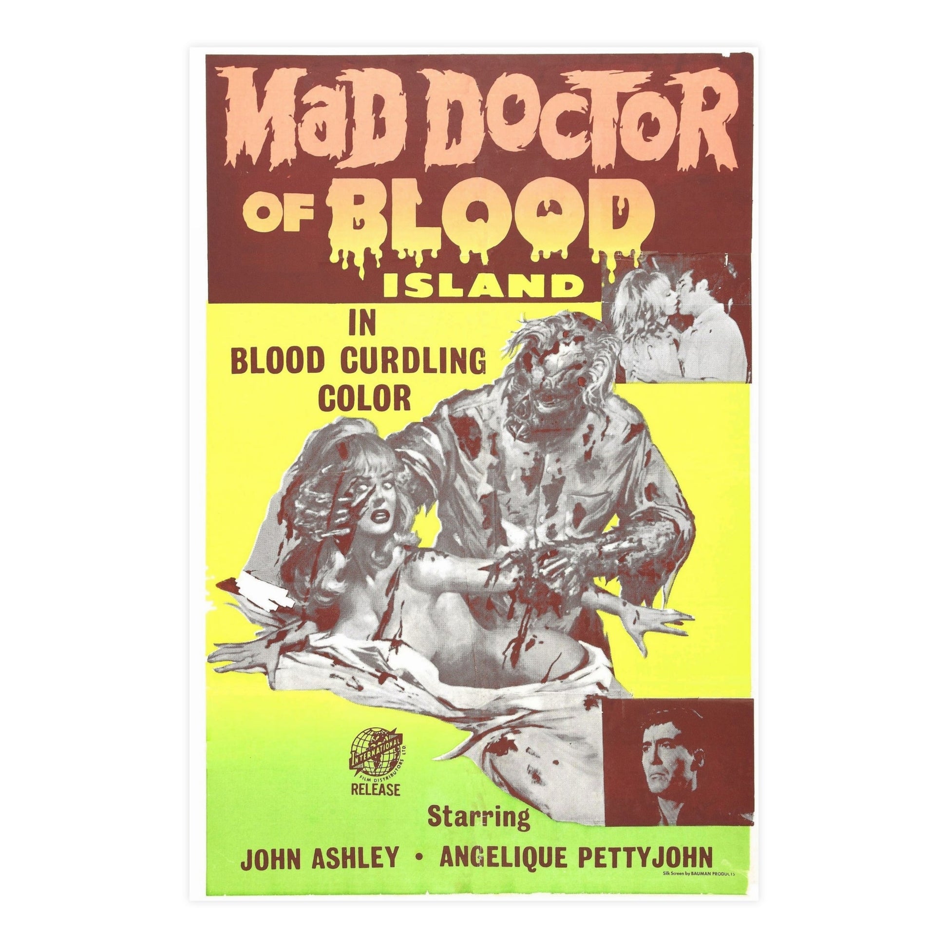 MAD DOCTOR OF BLOOD ISLAND 1969 - Paper Movie Poster-24″ x 36″ (Vertical)-The Sticker Space