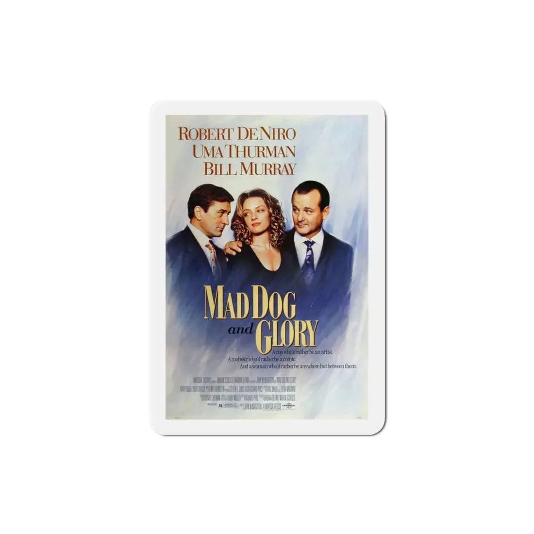 Mad Dog and Glory 1993 Movie Poster Refrigerator Magnet - The Sticker Space