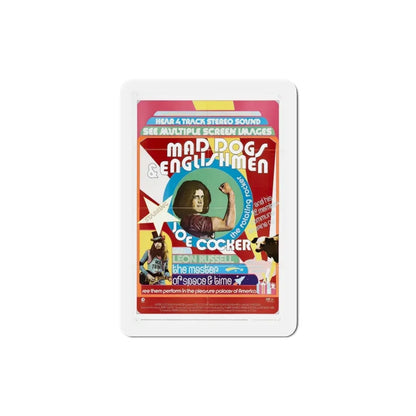 Mad Dogs & Englishmen 1971 Movie Poster Refrigerator Magnet - The Sticker Space