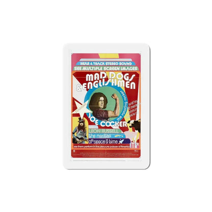 Mad Dogs & Englishmen 1971 Movie Poster Refrigerator Magnet - The Sticker Space