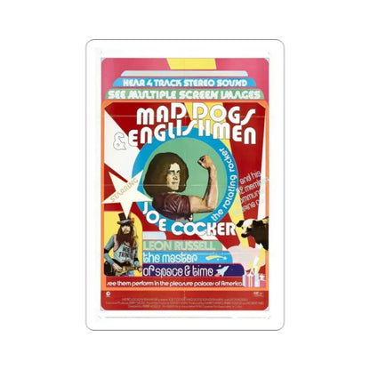 Mad Dogs & Englishmen 1971 Movie Poster STICKER Vinyl Die-Cut Decal 2 Inch - The Sticker Space