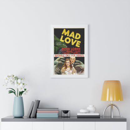 MAD LOVE 1935 - Framed Movie Poster-The Sticker Space