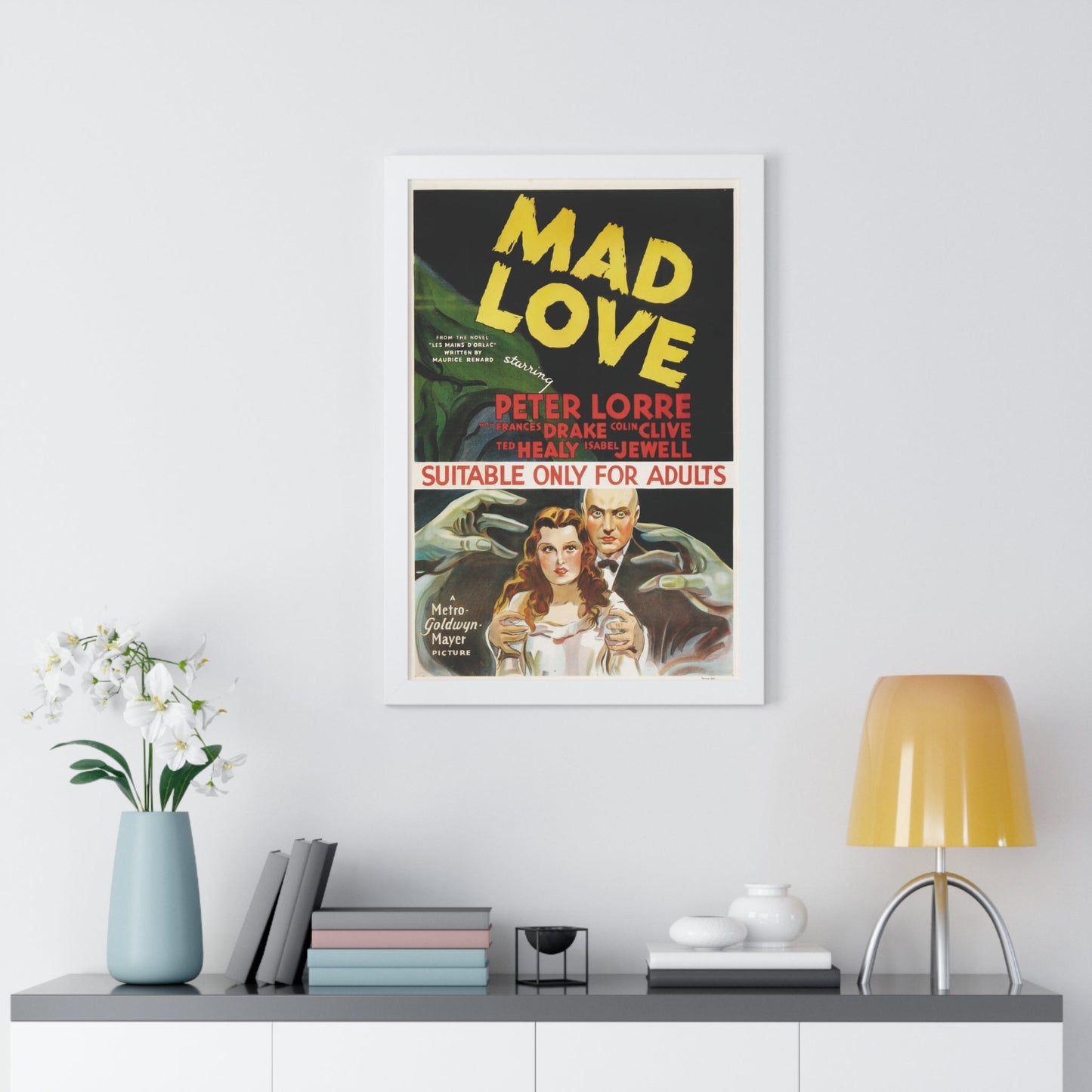 MAD LOVE 1935 - Framed Movie Poster-The Sticker Space