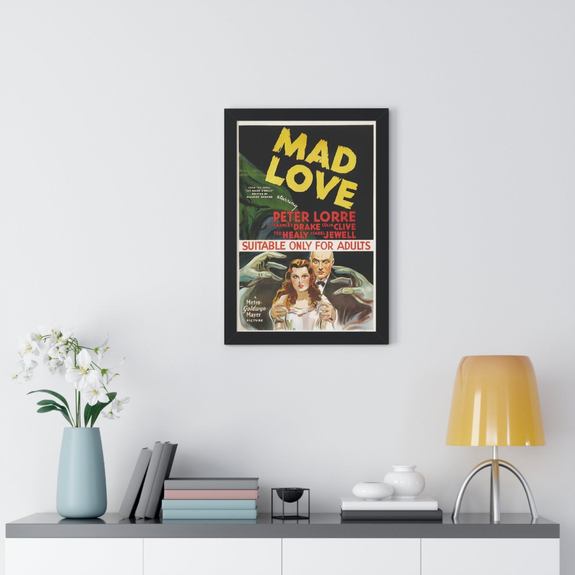 MAD LOVE 1935 - Framed Movie Poster-The Sticker Space