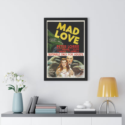 MAD LOVE 1935 - Framed Movie Poster-The Sticker Space