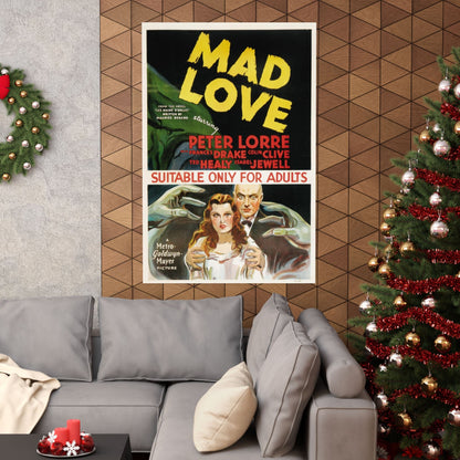 MAD LOVE 1935 - Paper Movie Poster-The Sticker Space