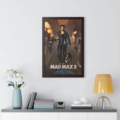 MAD MAX 2 (DANISH) 1981 - Framed Movie Poster-The Sticker Space