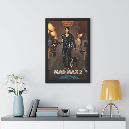 MAD MAX 2 (DANISH) 1981 - Framed Movie Poster-The Sticker Space