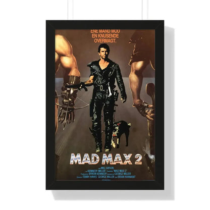 MAD MAX 2 (DANISH) 1981 - Framed Movie Poster - The Sticker Space