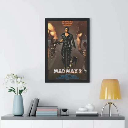 MAD MAX 2 (DANISH) 1981 - Framed Movie Poster - The Sticker Space