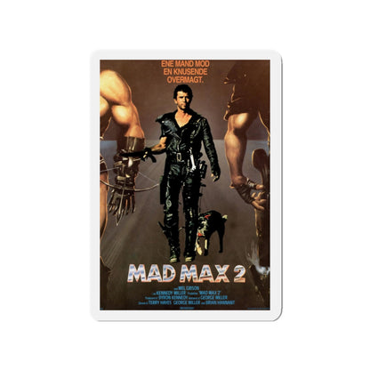 MAD MAX 2 (DANISH) 1981 Movie Poster - Refrigerator Magnet-2" x 2"-The Sticker Space