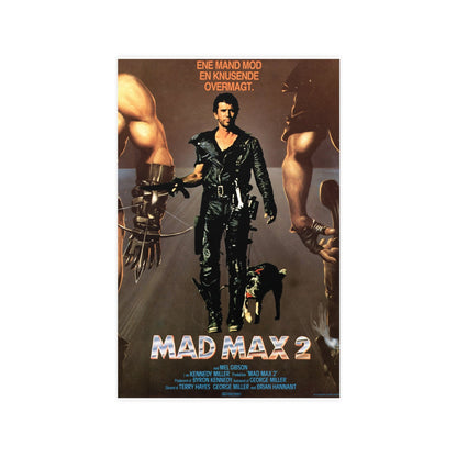 MAD MAX 2 (DANISH) 1981 - Paper Movie Poster-11″ x 17″ (Vertical)-The Sticker Space