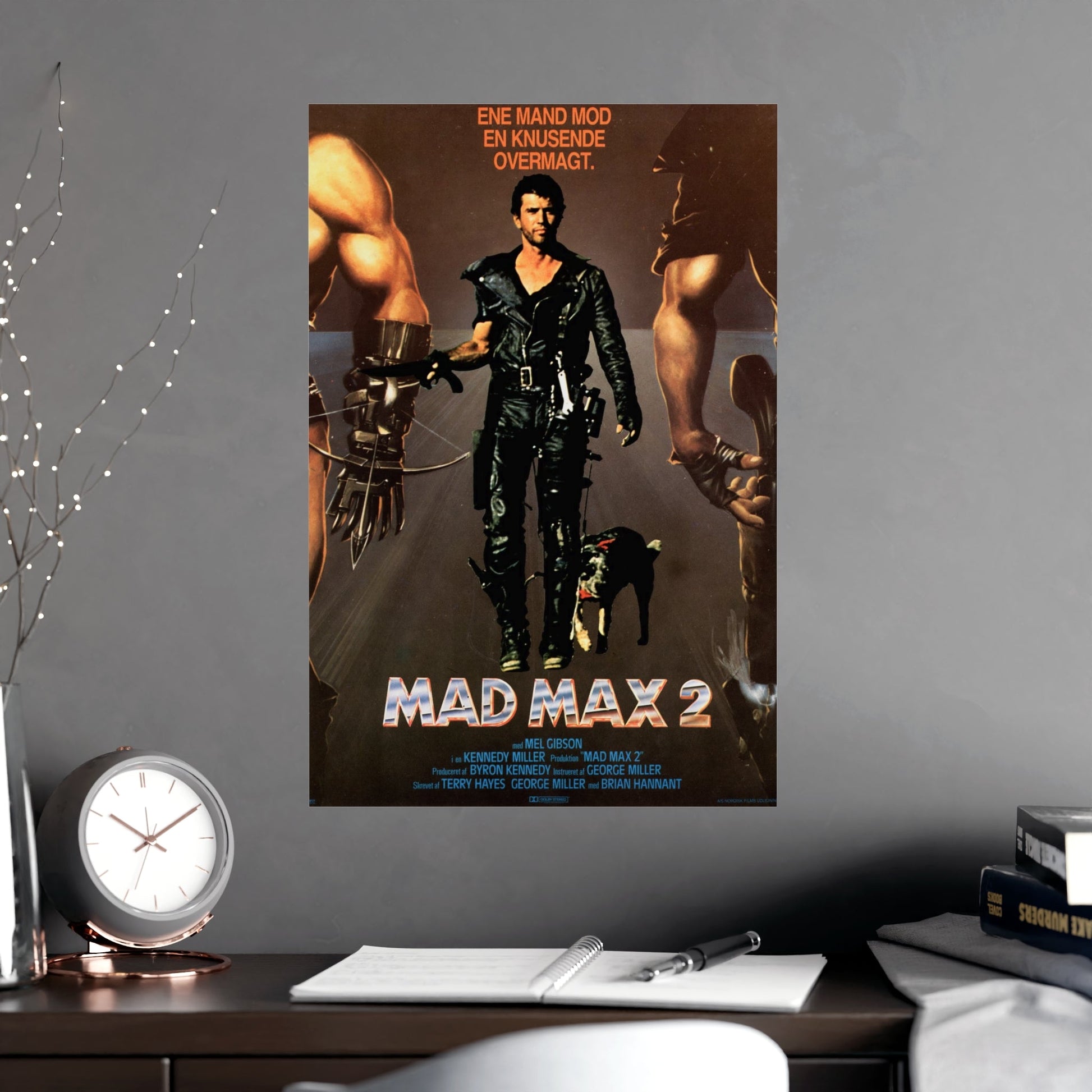 MAD MAX 2 (DANISH) 1981 - Paper Movie Poster-The Sticker Space