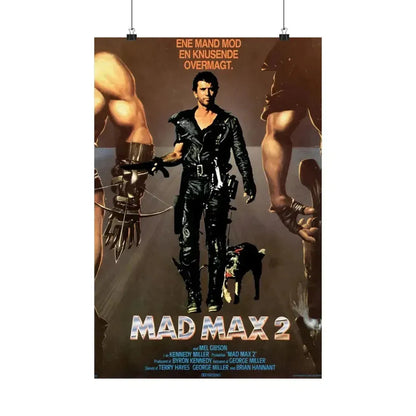 MAD MAX 2 (DANISH) 1981 - Paper Movie Poster 16″ x 24″ Matte - The Sticker Space