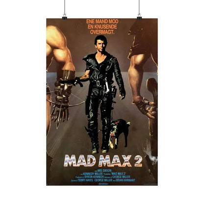 MAD MAX 2 (DANISH) 1981 - Paper Movie Poster - The Sticker Space