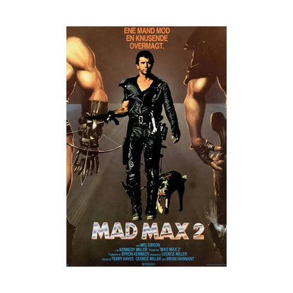 MAD MAX 2 (DANISH) 1981 - Paper Movie Poster - The Sticker Space