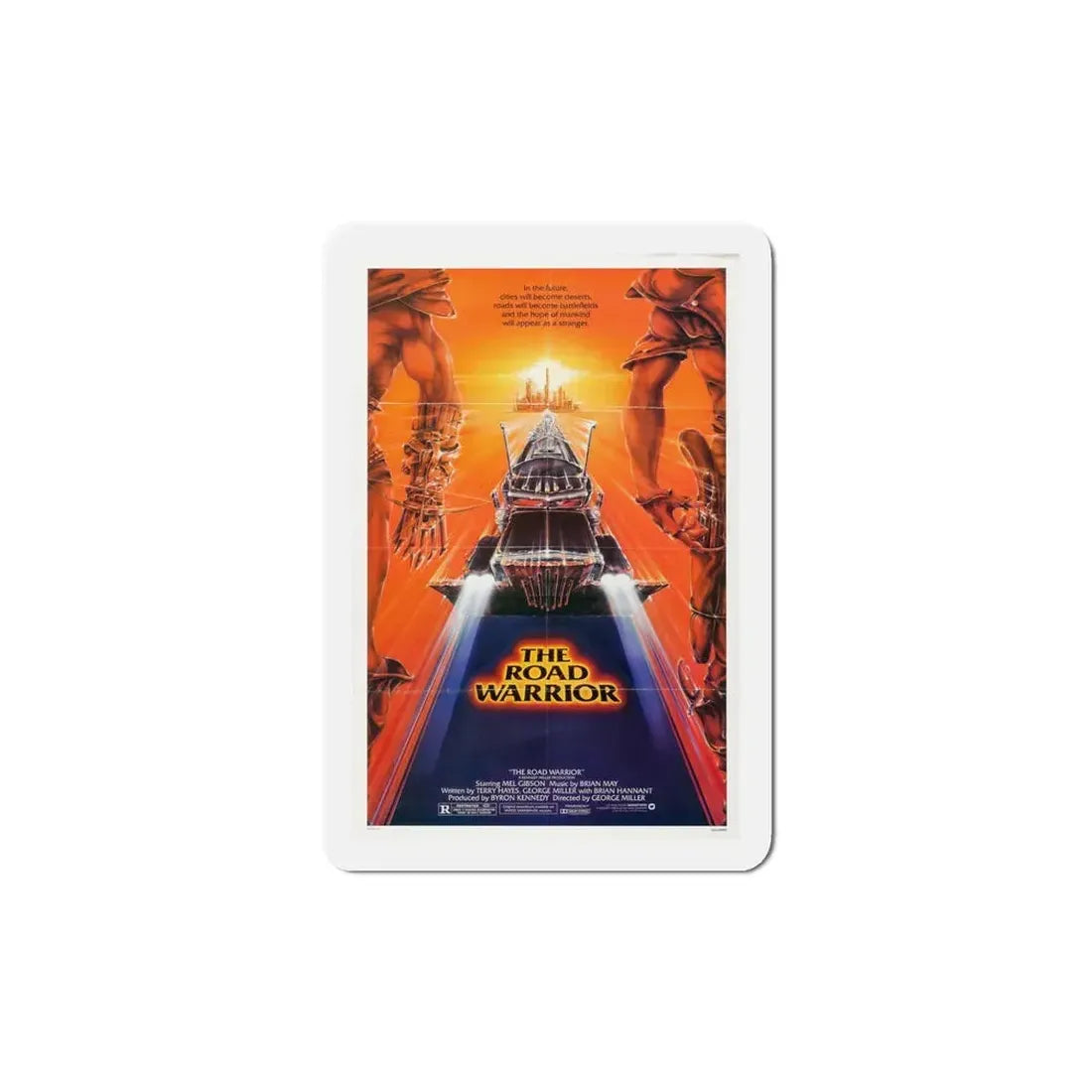 Mad Max 2 The Road Warrior 1981 Movie Poster Refrigerator Magnet 5 Inch - The Sticker Space