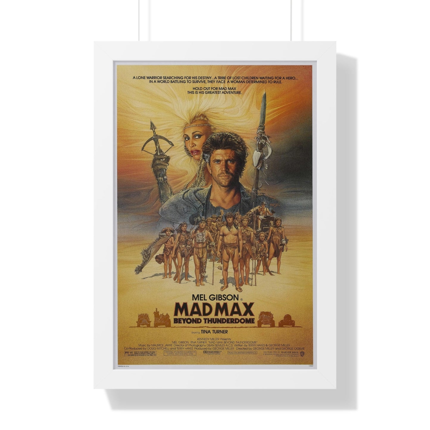 MAD MAX BEYOND THUNDERDOME 1985 - Framed Movie Poster-16″ x 24″-The Sticker Space