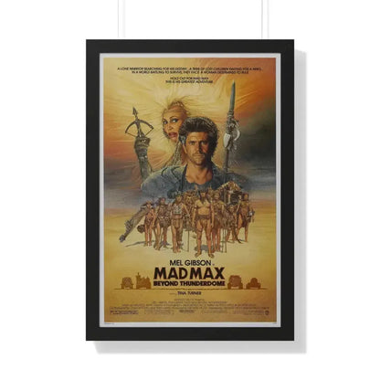 MAD MAX BEYOND THUNDERDOME 1985 - Framed Movie Poster 20" x 30" Black - The Sticker Space