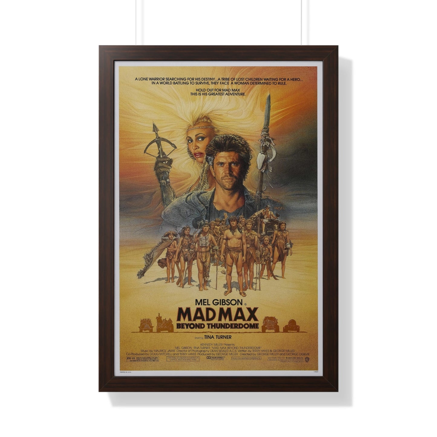 MAD MAX BEYOND THUNDERDOME 1985 - Framed Movie Poster-20" x 30"-The Sticker Space