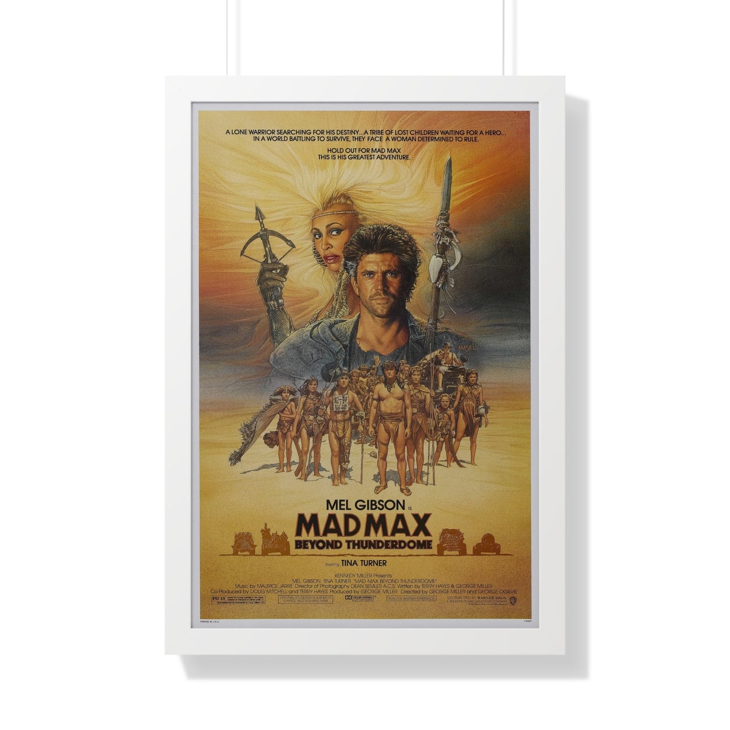 MAD MAX BEYOND THUNDERDOME 1985 - Framed Movie Poster-20" x 30"-The Sticker Space