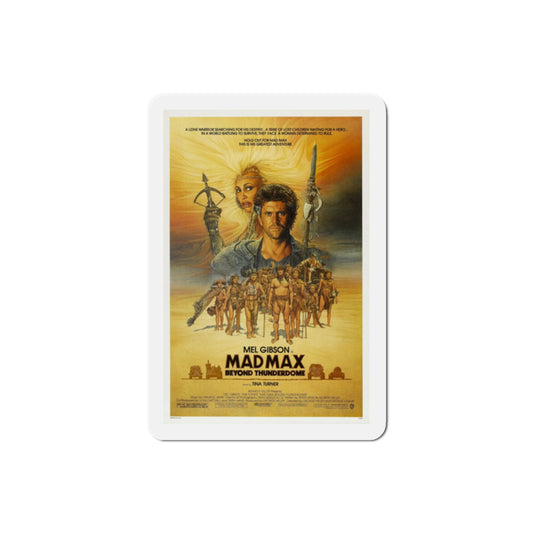 Mad Max Beyond Thunderdome 1985 Movie Poster Die-Cut Magnet-2" x 2"-The Sticker Space