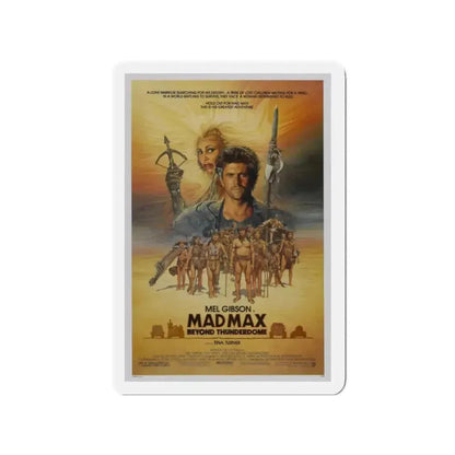 MAD MAX BEYOND THUNDERDOME 1985 Movie Poster - Refrigerator Magnet 2 Inch Die-Cut - The Sticker Space