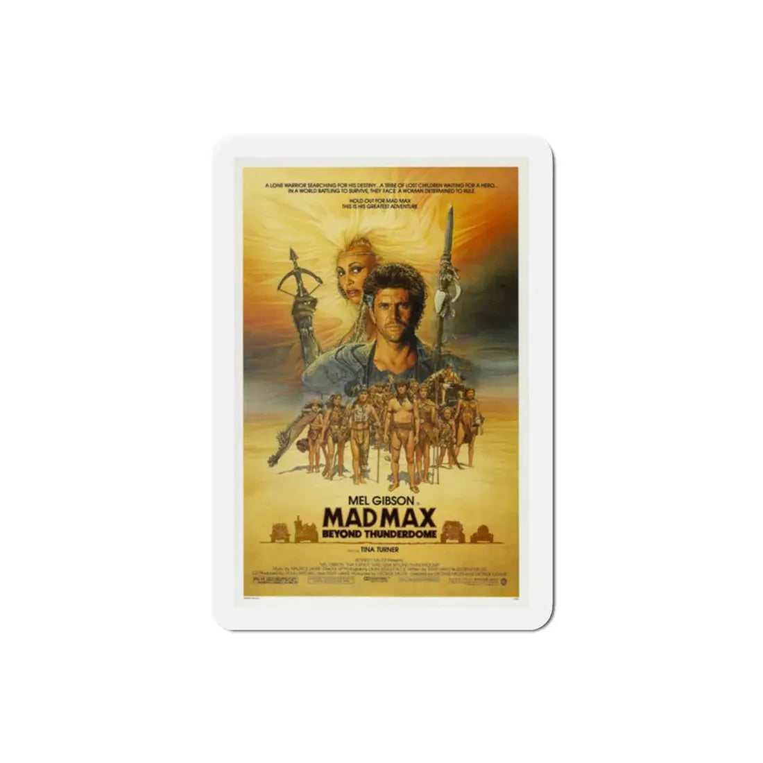 Mad Max Beyond Thunderdome 1985 Movie Poster Refrigerator Magnet - The Sticker Space