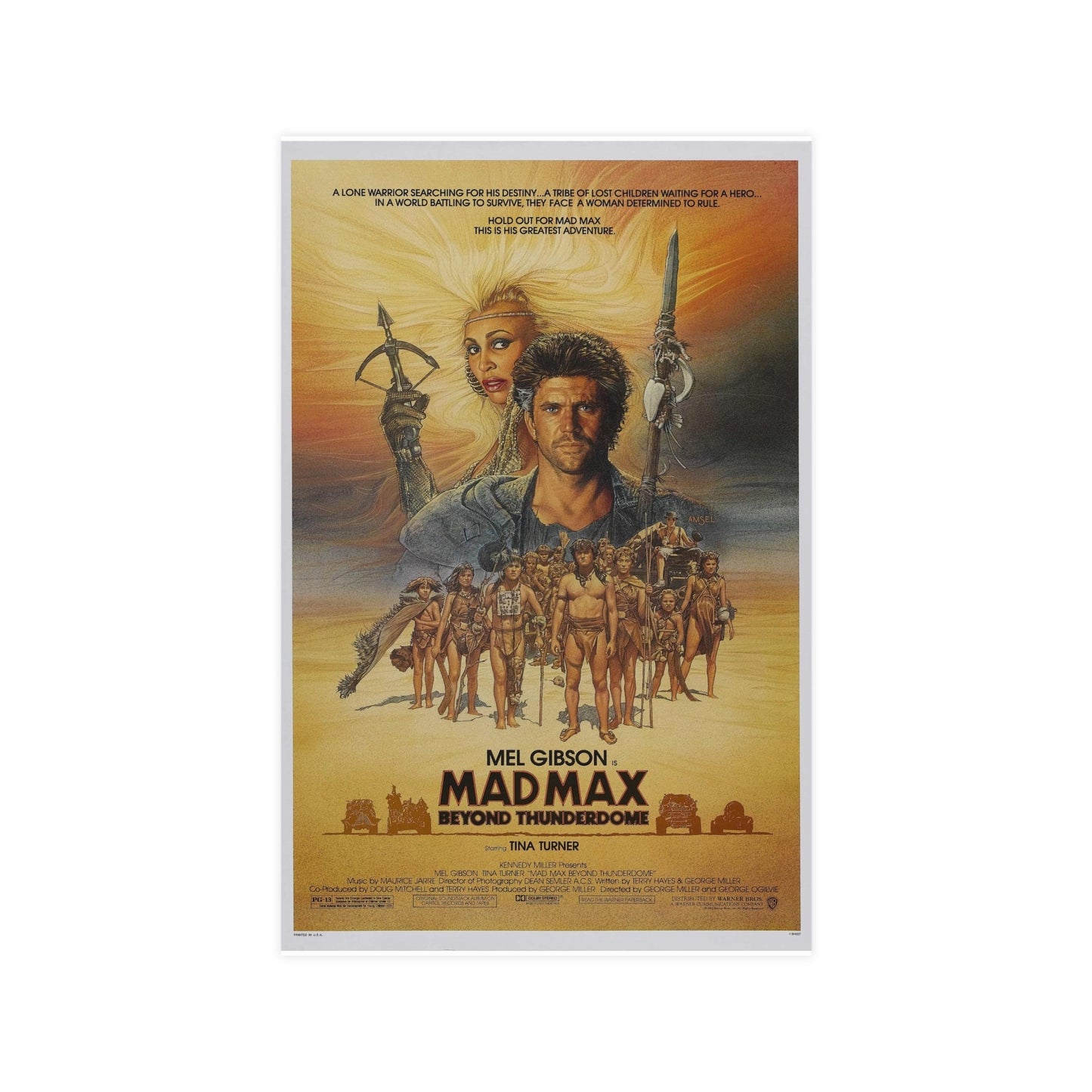 MAD MAX BEYOND THUNDERDOME 1985 - Paper Movie Poster-11″ x 17″ (Vertical)-The Sticker Space