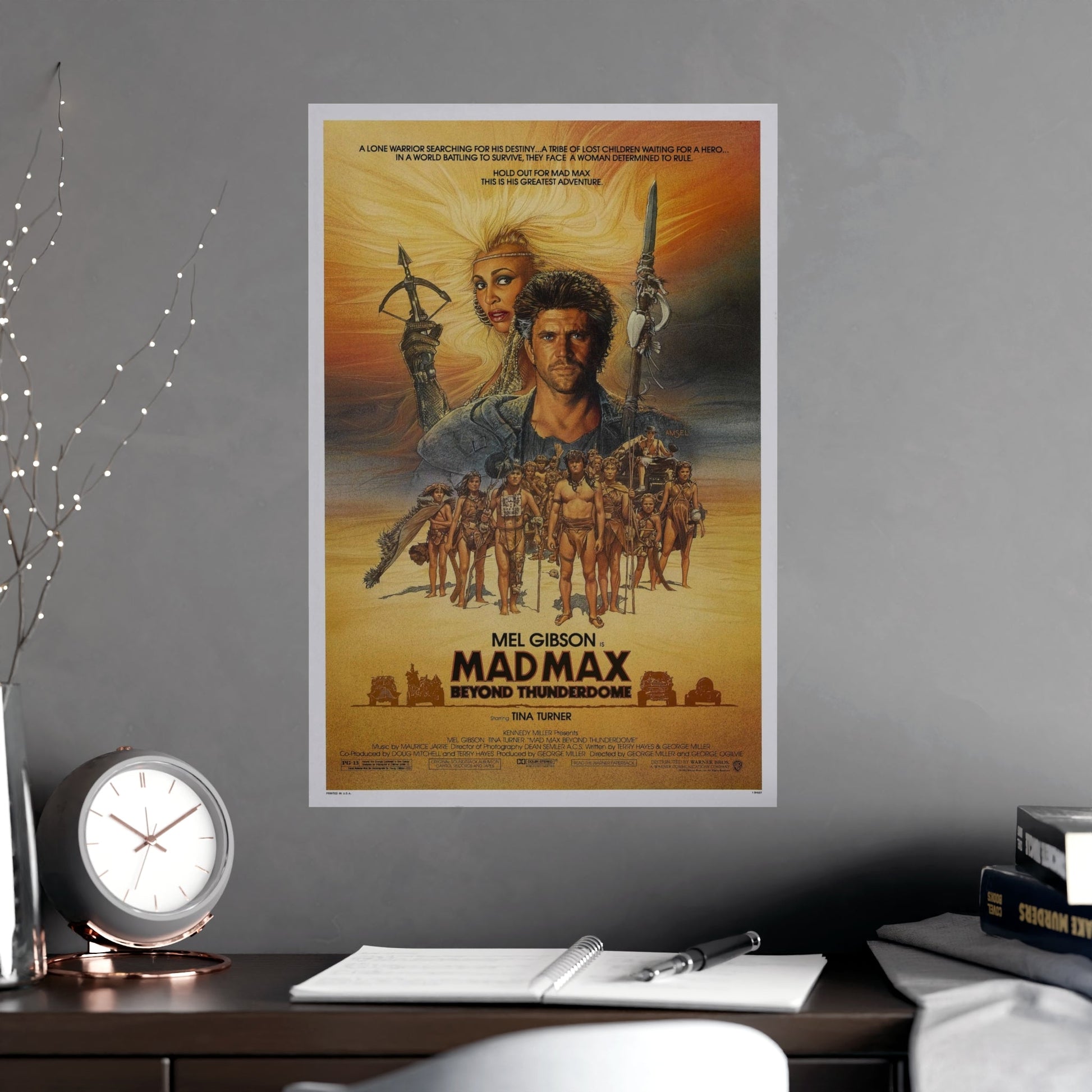 MAD MAX BEYOND THUNDERDOME 1985 - Paper Movie Poster-The Sticker Space