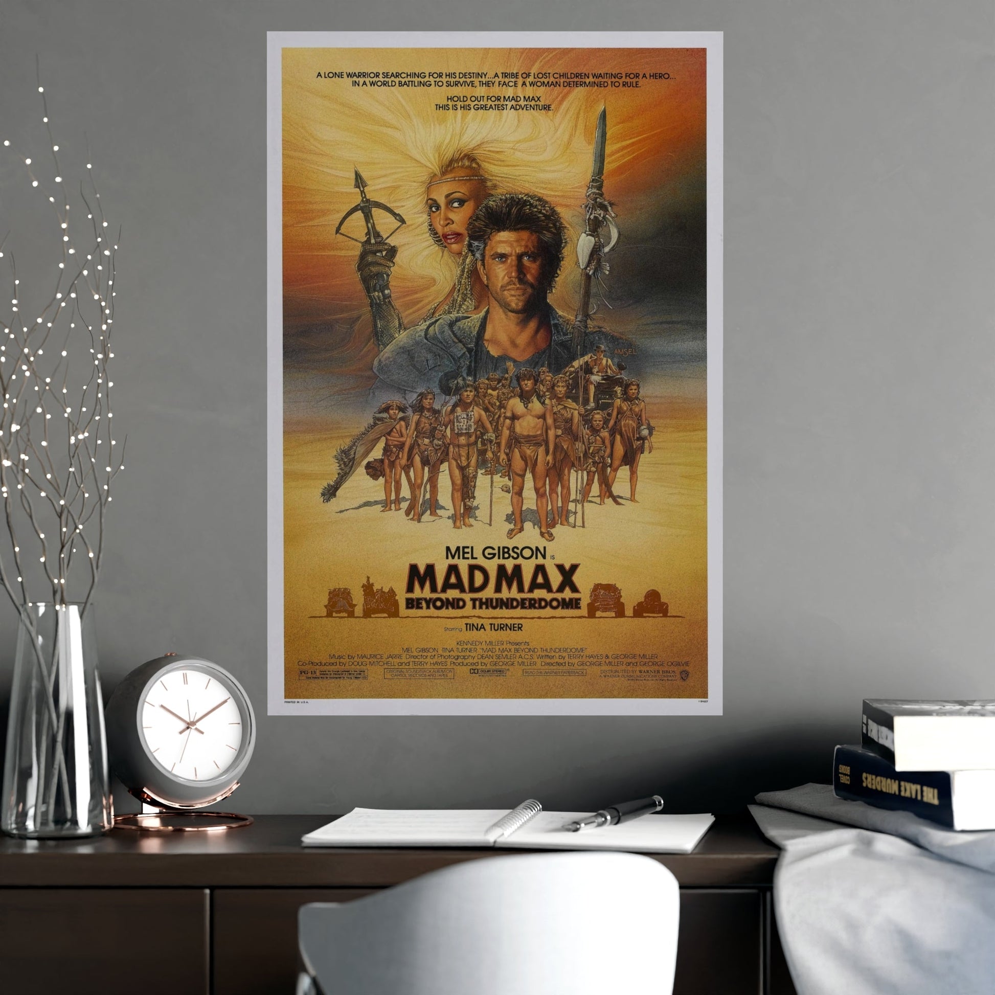 MAD MAX BEYOND THUNDERDOME 1985 - Paper Movie Poster-The Sticker Space