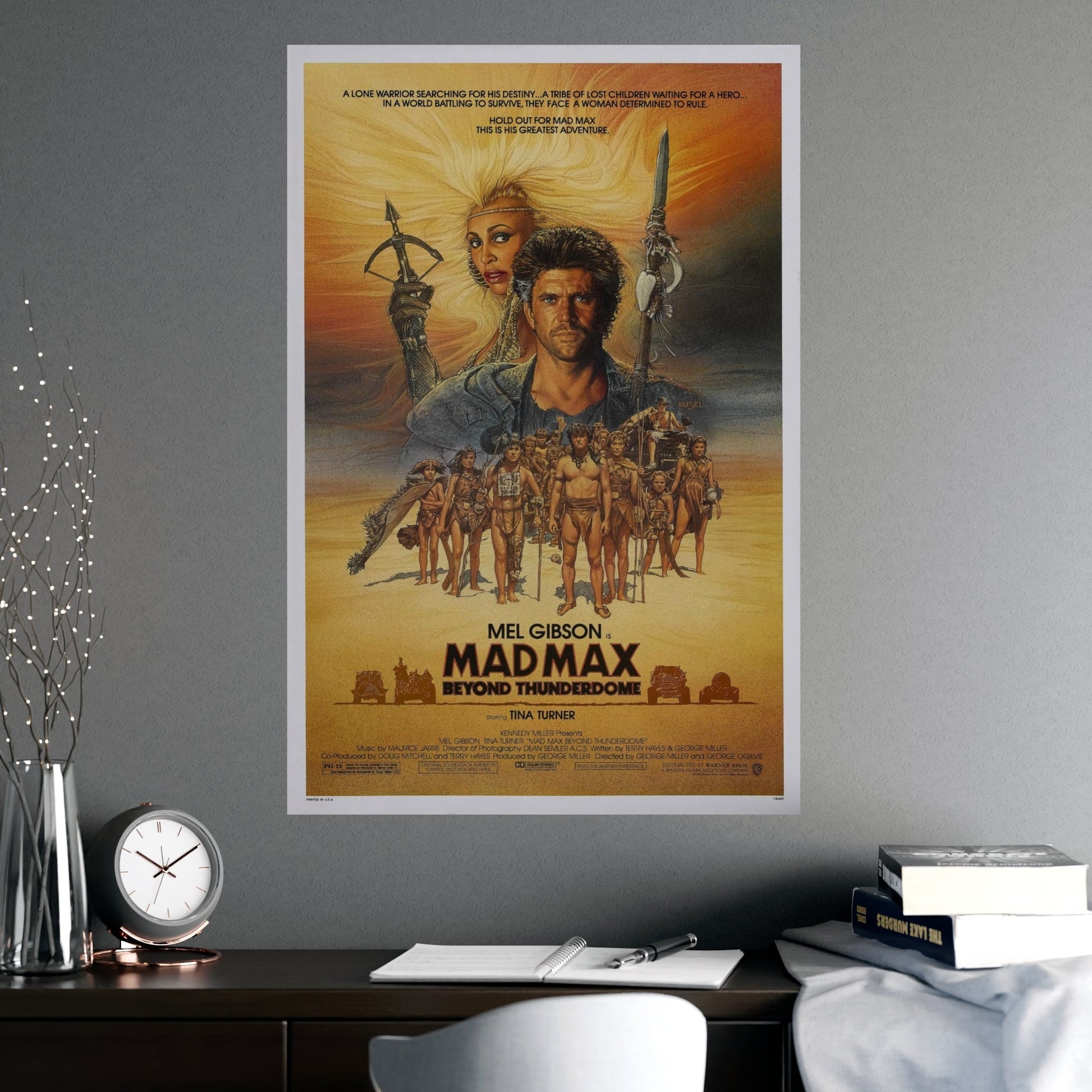 MAD MAX BEYOND THUNDERDOME 1985 - Paper Movie Poster-The Sticker Space