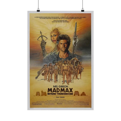 MAD MAX BEYOND THUNDERDOME 1985 - Paper Movie Poster - The Sticker Space