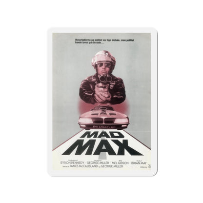 MAD MAX (DANISH) 1979 Movie Poster - Refrigerator Magnet-2" x 2"-The Sticker Space