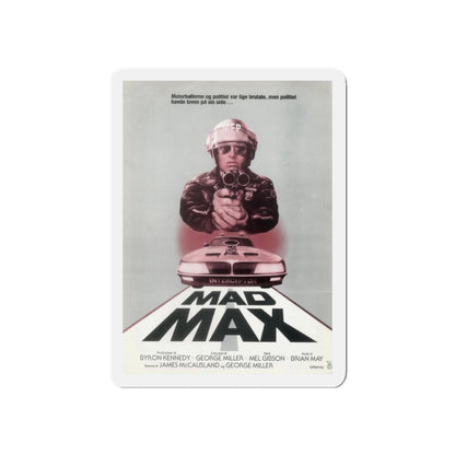 MAD MAX (DANISH) 1979 Movie Poster - Refrigerator Magnet-3" x 3"-The Sticker Space