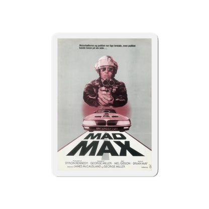 MAD MAX (DANISH) 1979 Movie Poster - Refrigerator Magnet-4" x 4"-The Sticker Space