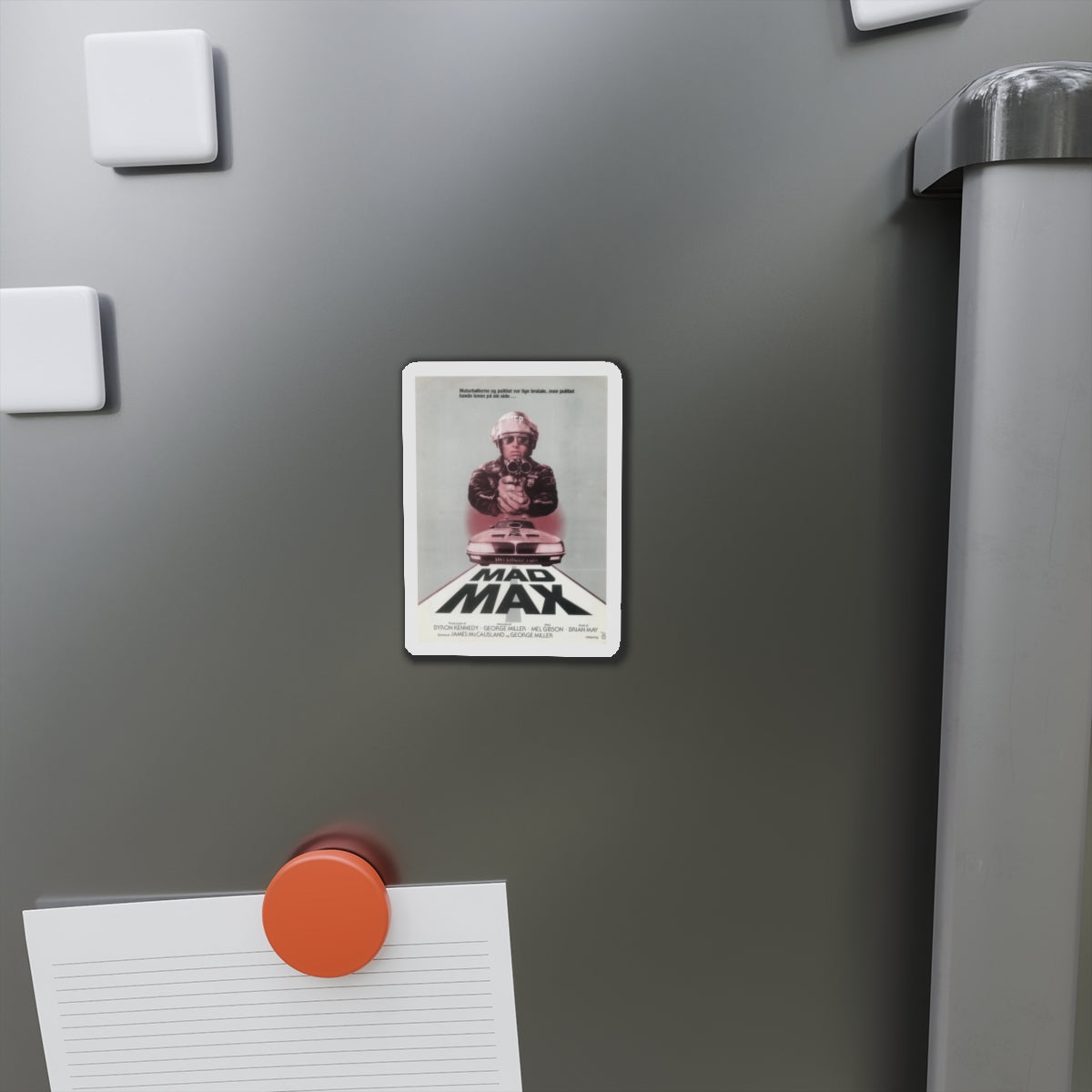 MAD MAX (DANISH) 1979 Movie Poster - Refrigerator Magnet-The Sticker Space