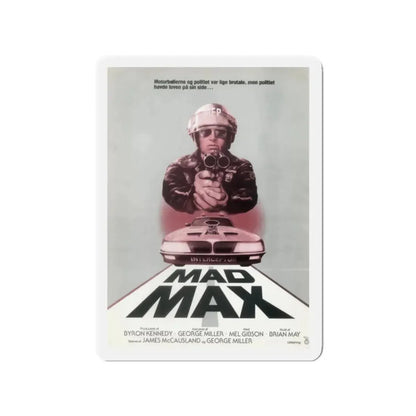 MAD MAX (DANISH) 1979 Movie Poster - Refrigerator Magnet - The Sticker Space