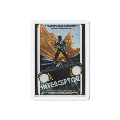 MAD MAX (ITALIAN) 1979 Movie Poster - Refrigerator Magnet 6 Inch Die-Cut - The Sticker Space
