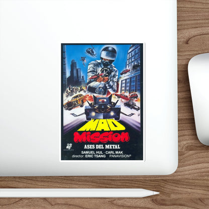 MAD MISSION 2 1983 Movie Poster STICKER Vinyl Die-Cut Decal-The Sticker Space