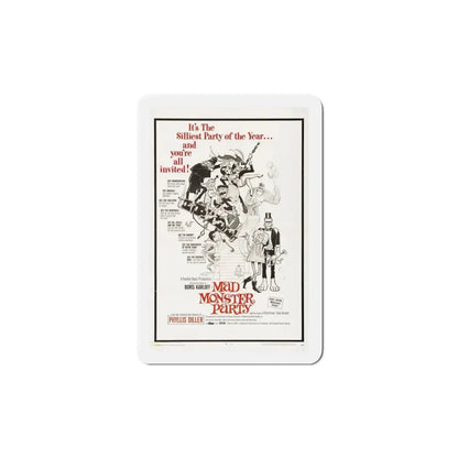 Mad Monster Party 1969 Movie Poster Refrigerator Magnet 6 Inch - The Sticker Space
