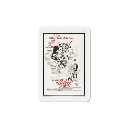 Mad Monster Party 1969 Movie Poster Refrigerator Magnet - The Sticker Space