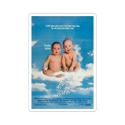 Made in Heaven 1987 Movie Poster STICKER Vinyl Die-Cut Decal 2 Inch - The Sticker Space