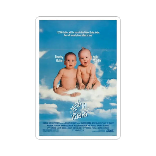 Made in Heaven 1987 Movie Poster STICKER Vinyl Die-Cut Decal 2 Inch - The Sticker Space