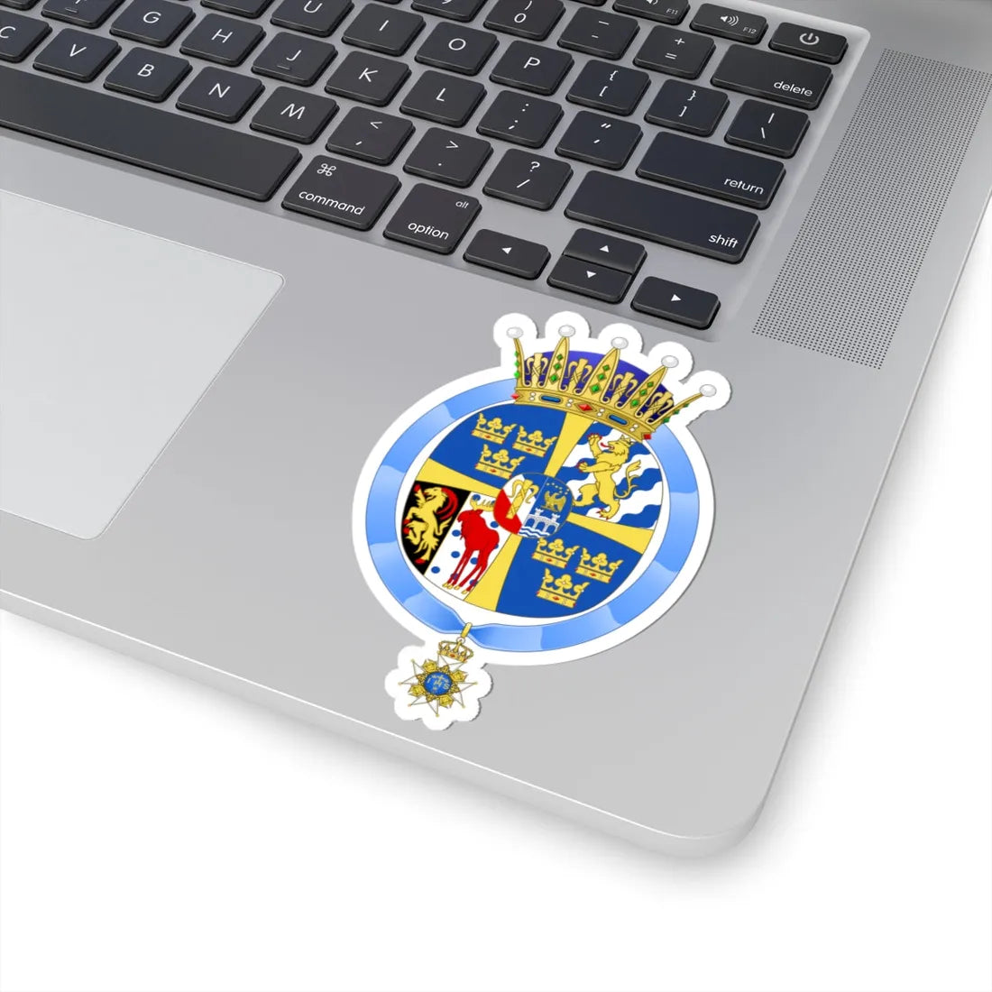 Madeleinearms (Sweden) (Coat of Arms) STICKER Vinyl Kiss-Cut Decal - The Sticker Space