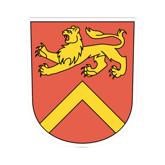 Madetswil coat of arms (Switzerland) (Coat of Arms) STICKER Vinyl Kiss-Cut Decal 2 Inch White - The Sticker Space