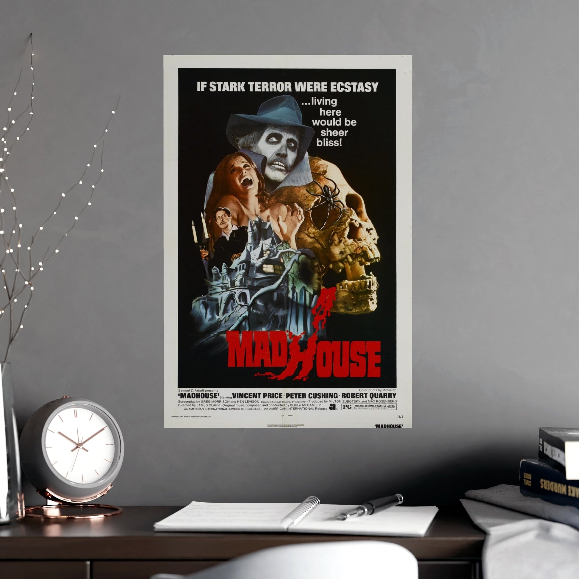 MADHOUSE 1974 - Paper Movie Poster-The Sticker Space