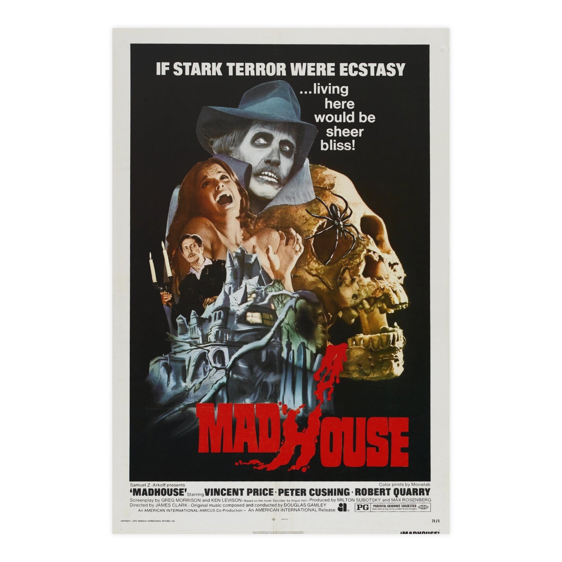 MADHOUSE 1974 - Paper Movie Poster-24″ x 36″ (Vertical)-The Sticker Space