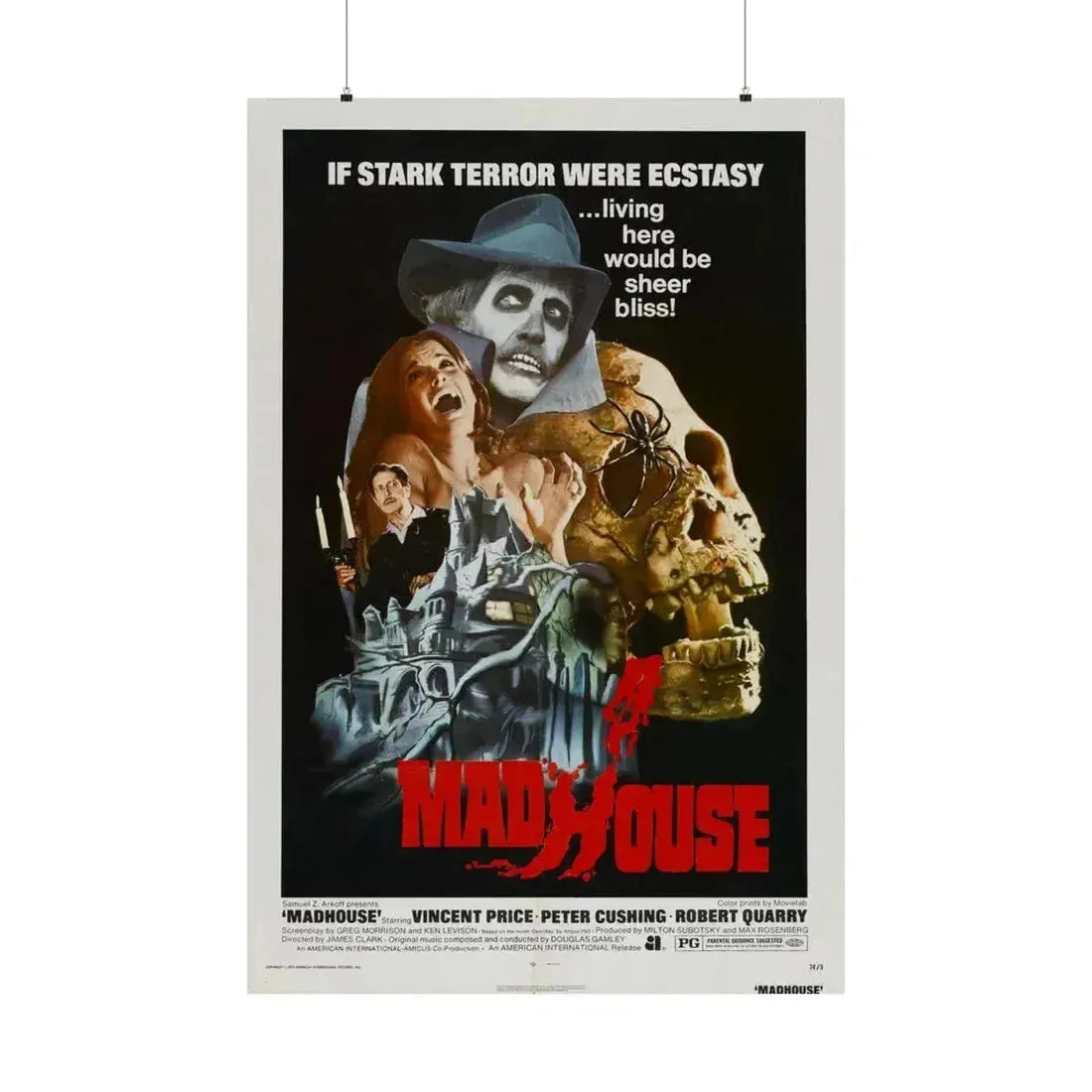 MADHOUSE 1974 - Paper Movie Poster 36" x 54" Matte - The Sticker Space