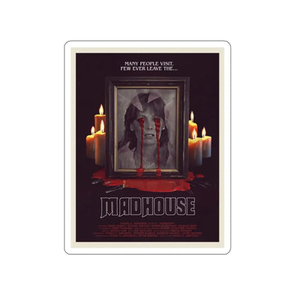 MADHOUSE (2) 1974 Movie Poster STICKER Vinyl Die-Cut Decal - The Sticker Space